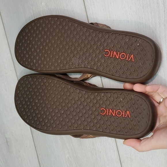 Vionic Women Thong Sandals Flip Flop shoes sz 9 - Picture 9 of 10